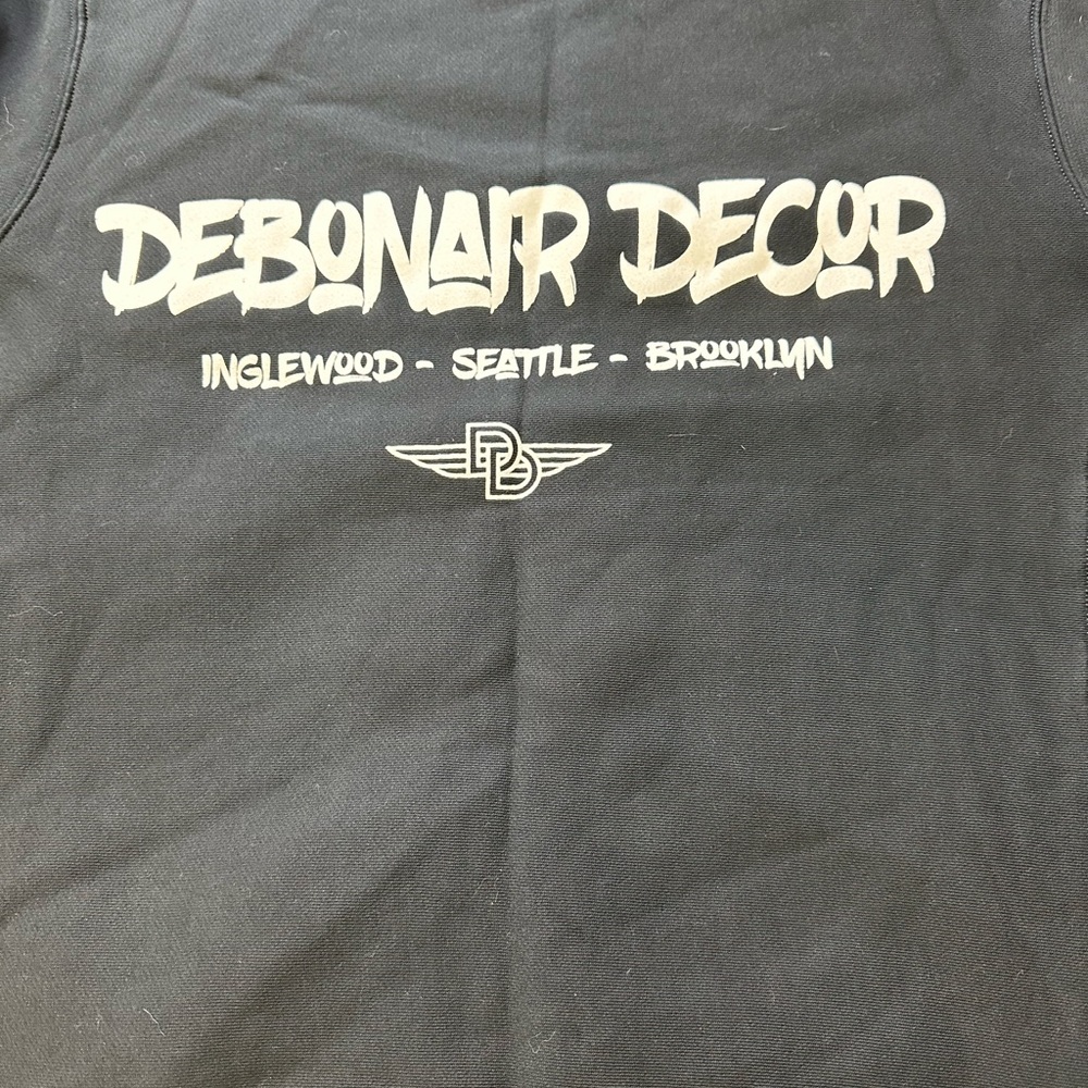 Debonair Decor Black Graphic Tee